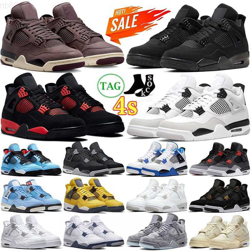 

Jumpman 4 4s Mens Basketball Shoes Military Black Cat Canvas University Blue Red Thunder Cactus Jack 4 4s Men Women Mens Trainers Sports Sneakers, Motorsports alternate