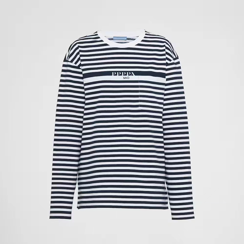 

Women' T-shirt designer knitwear printed plain print long sleeve striped shirt stock new chest letter print striped women' tank top di_girl