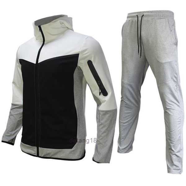 

Tracksuit Men Thick Tech Fleece Sportswear Pants Hoodies Jackets Space Cotton Trousers Womens Bottoms Joggers Man Running Jacket Muti Mens Sports Lnxh 6 SB6A, Ivory