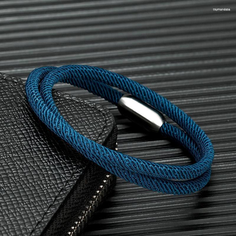 

Charm Bracelets Trendy Men Outdoor Camping Rope For Women Stainless Steel Magnet Sport BuckleCharm CharmCharm Raym22
