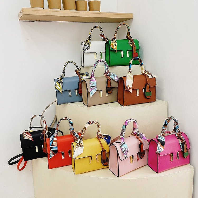 

Fashion designer Kellyss Bag Women's Shoulder Handbag French leather handheld wallet clamshell Metal clasp crossbody bag, Blue22