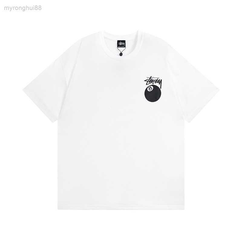 

stussys shirt Ice Cream Niche Trendy Summer Cotton Loose Fitting Men's Couple Short Sleeved T-shirt for N6vl N6VL DCQG, Grey