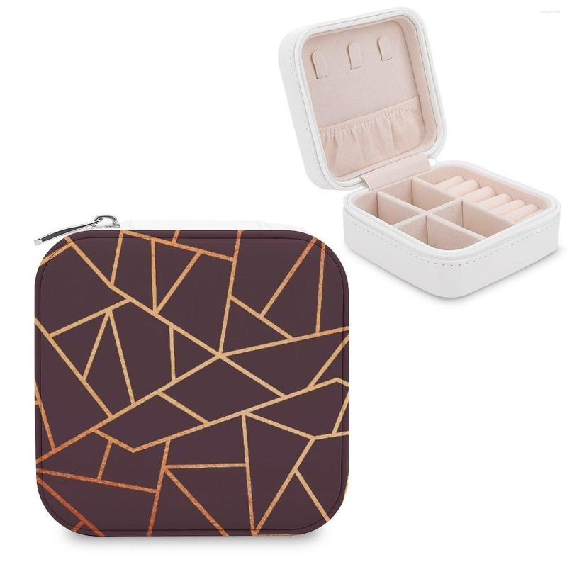 

Jewelry Pouches Gold Glitter Pattern Storage Box 2023 Organizer Travel Portable Case Boxes Cute Colorful Vibrant Lover