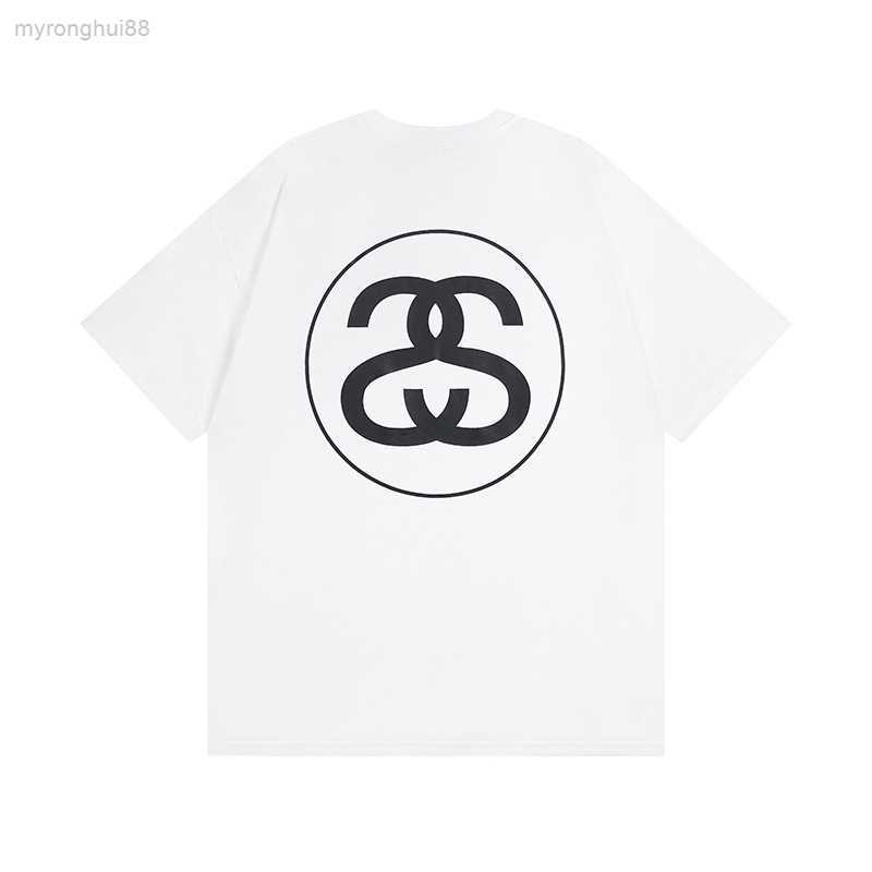 

stussys shirt Ice Cream Niche Trendy Summer Cotton Loose Fitting Men's Couple Short Sleeved T-shirt for N6vl N6VL 2OZI, White 33- back slogan