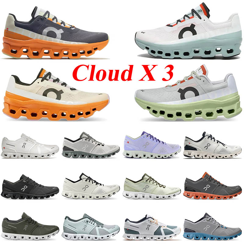 

on cloud X nova 1 On Running Cloudmonster shoes Womens Sneakers pink Onclouds Mens Trainers All Black White Glacier Grey Meadow Green plums eclipses Shoe, A15 cloud x 1 alloy grey blue 36-45