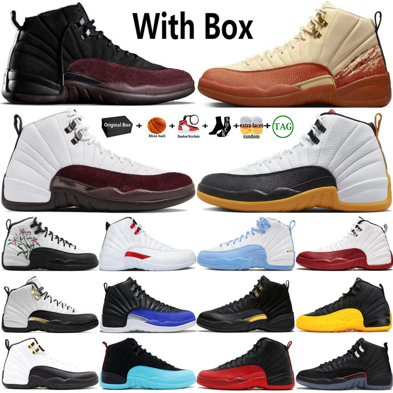 

2023 With Box Jumpman 12 Mens Basketball Shoes 12s Years Varsity Eastside Golf University Blue Cherry Floral Stealth Twist Men Sports Women Sneakers Trainers Size 13, 24