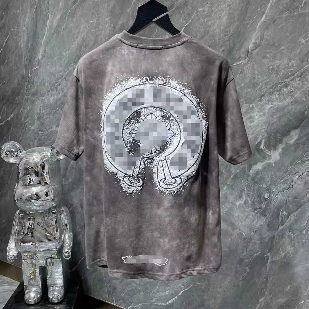 

2023 new style ch t shirt Mens Classic Fashion Couple t Shirt Sanskrit Letter T-shirt Horseshoe Cross Pattern Tshirts Designers Hip Hop Woman Summer Tops 23 390S, 14