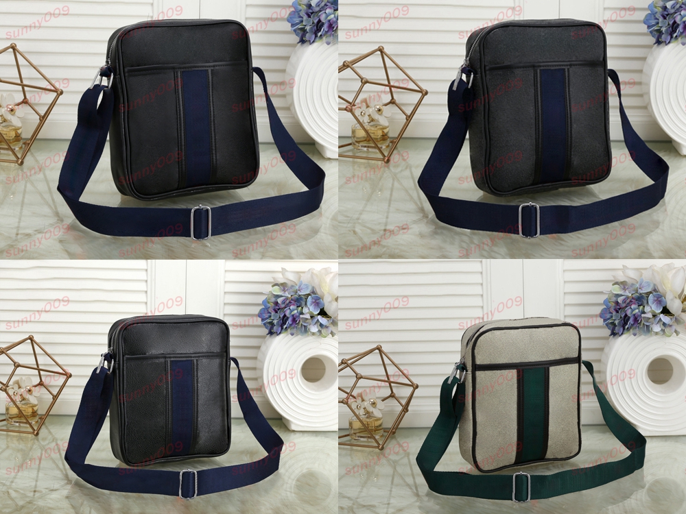 

Luxury Cross Body Bag Ladies Multifunctional Purses Striped Shoulder Bag Men Document Bag Designer Bags Business Attache Case, Black