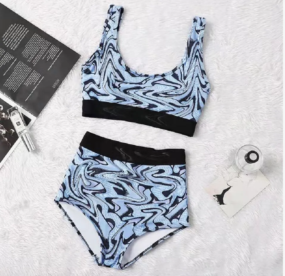 

Designer bikini swimsuit 2022BB New High Waist Swimwear Women Sexy V-neck Biquini Push Up Bathing Suit Women Black Bikini Set designers bathing suit swimwear, 03