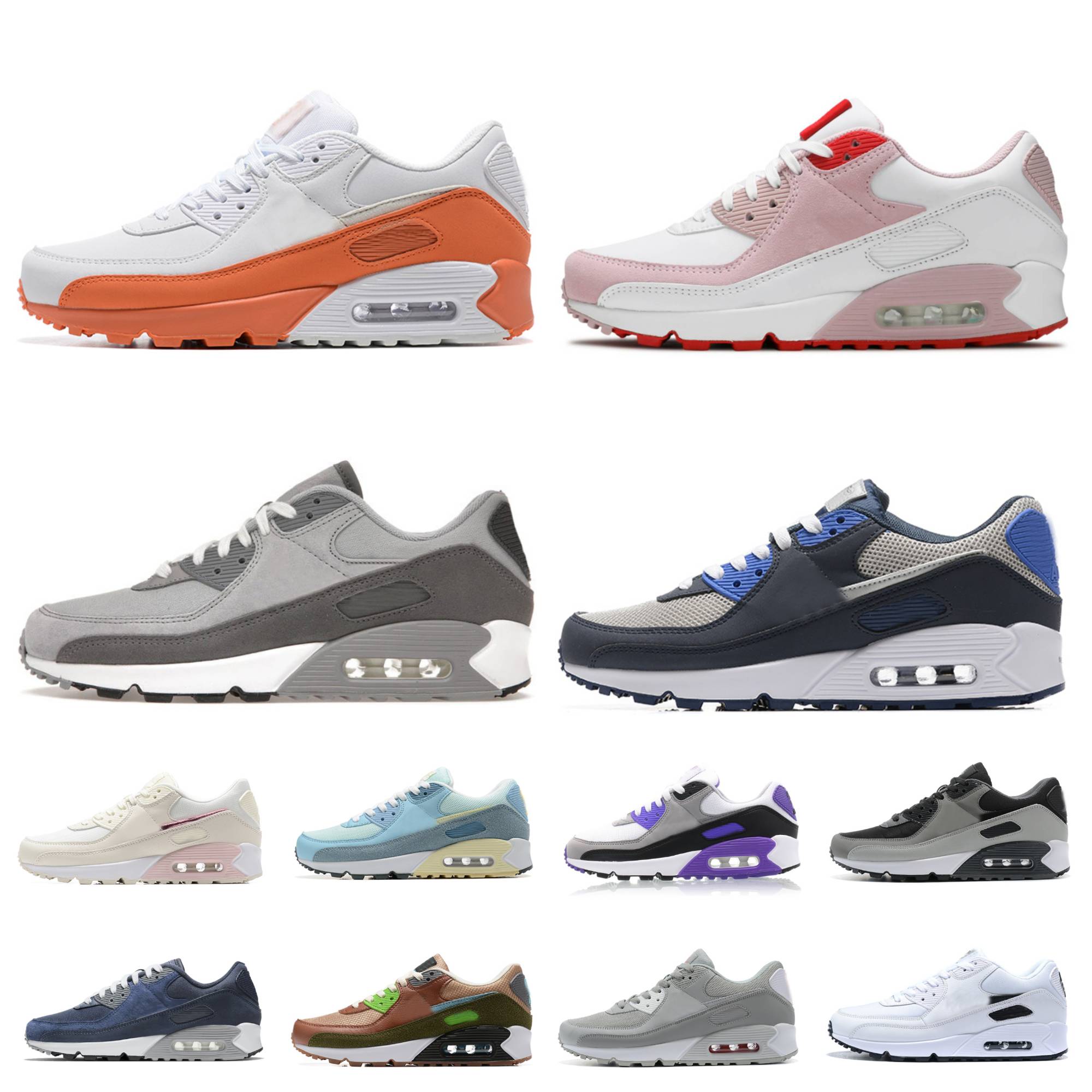 

Designer UNC 90 Max airmaxs running shoes Triple black white Rose Pink Anthracite Dark Grey Viotech Be True Laser Blue City Pack London Air 90s mens womens sneakers, Shoes lace