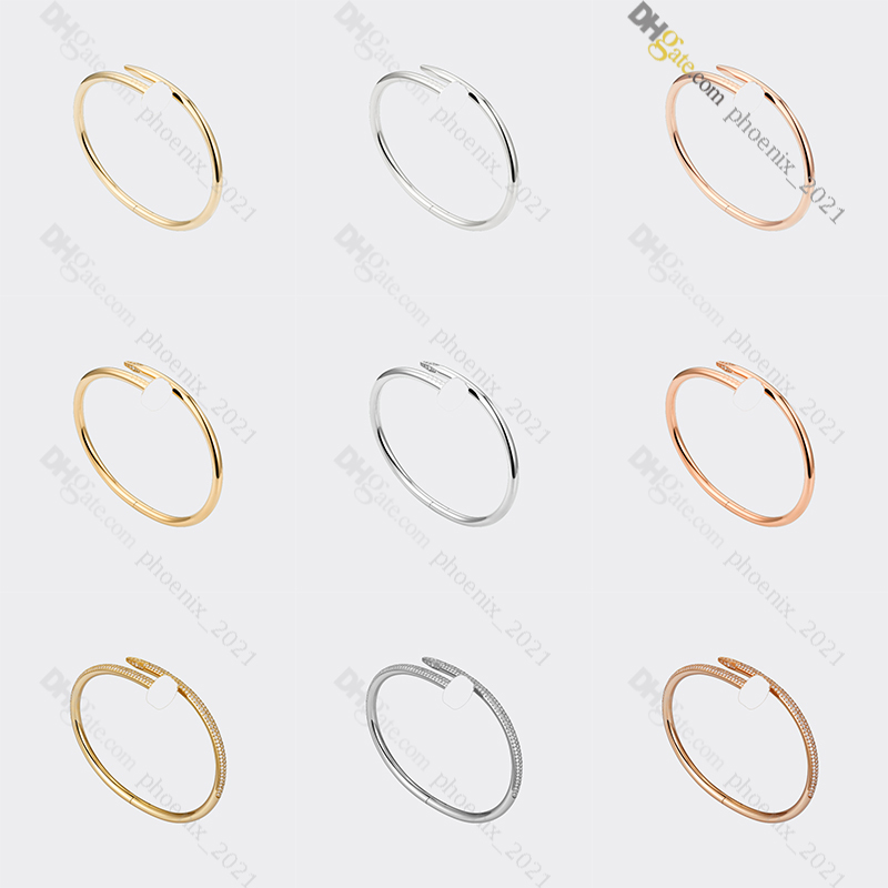 

nail bracelet designer bracelet for women Titanium Steel Bangle Gold-Plated Never Fading Non-Allergic,Gold/Silver/Rose Gold; Store/21621802
