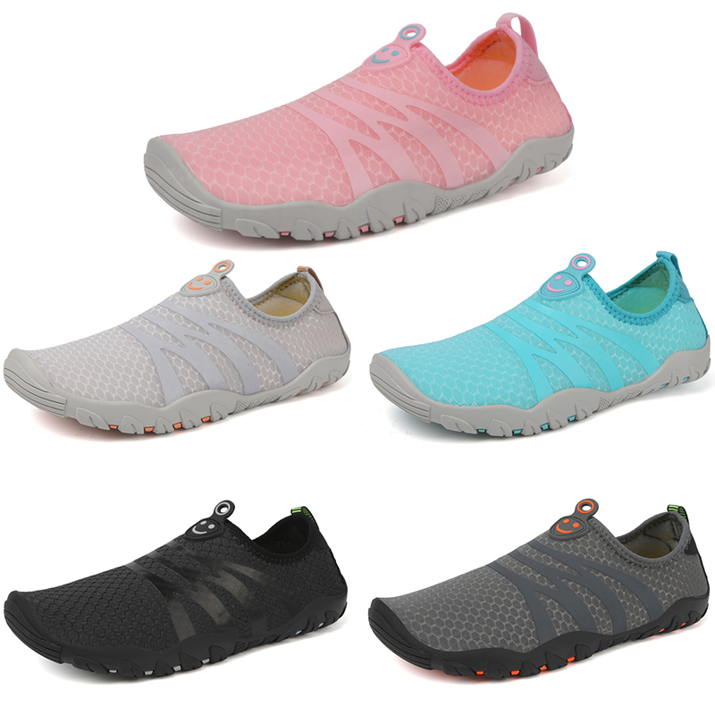 

2023 Multi color beach casual shoes breathable men black gray blue pink men trainers outdoor sneakers