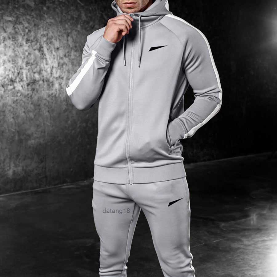 

Tracksuit Men Thick Tech Fleece Sportswear Pants Hoodies Jackets Space Cotton Trousers Womens Bottoms Joggers Man Running Jacket Muti Mens Sports Fh7l Q77Z, Dark gray