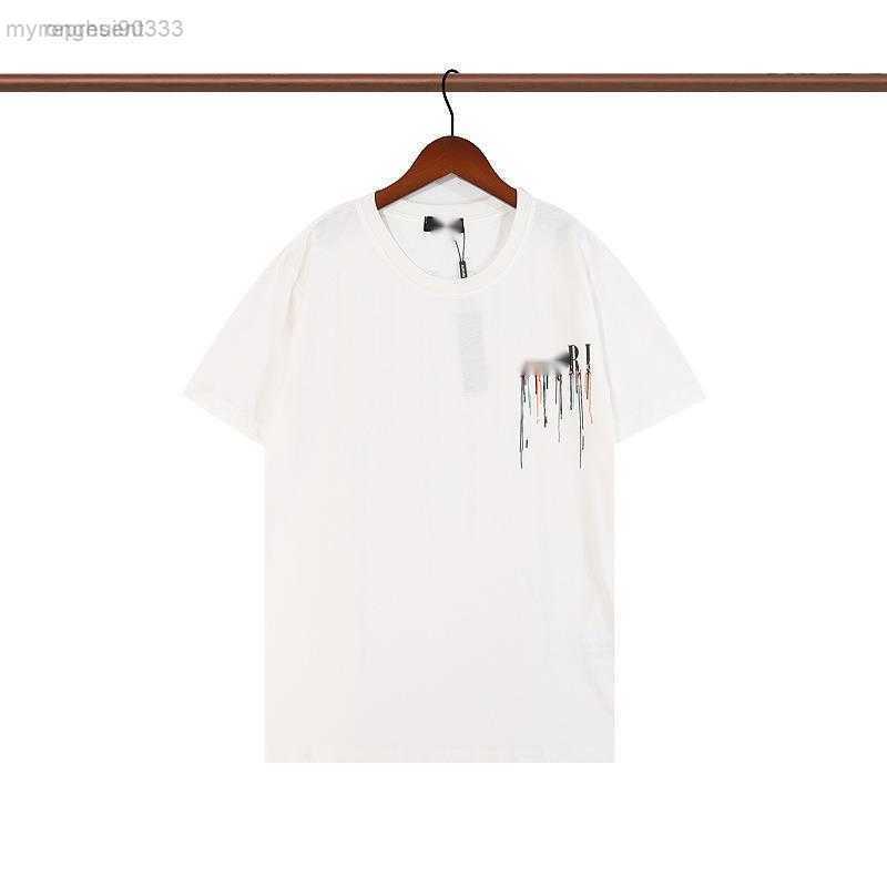 

New Mens Womens Designer Shirts Printed Fashion Man T-shirt Tops Quality Cotton Tees Luxury Hip Hop Streetwear Tshirts Chun8 Yini LD37, White