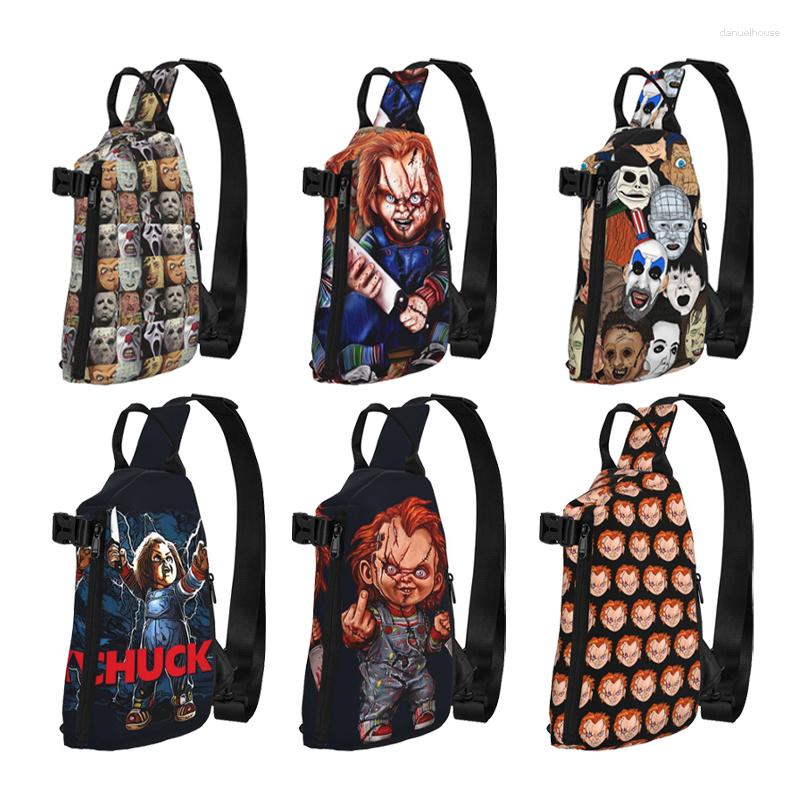 

School Bags Chucky Shoulder Chest Cross Bag Diagonally Casual Messenger Travel Handbag, 10
