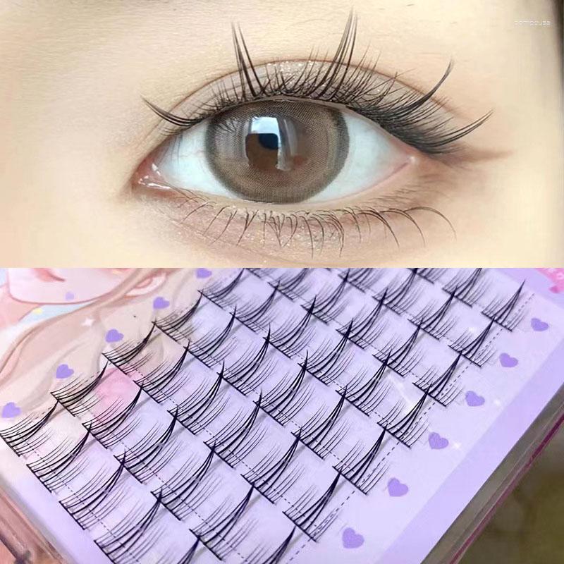 

False Eyelashes 3/5/8 Air Sense Fairy Natural Messy Fine Black Terrier Lashes Japanese And Korean Makeup Products