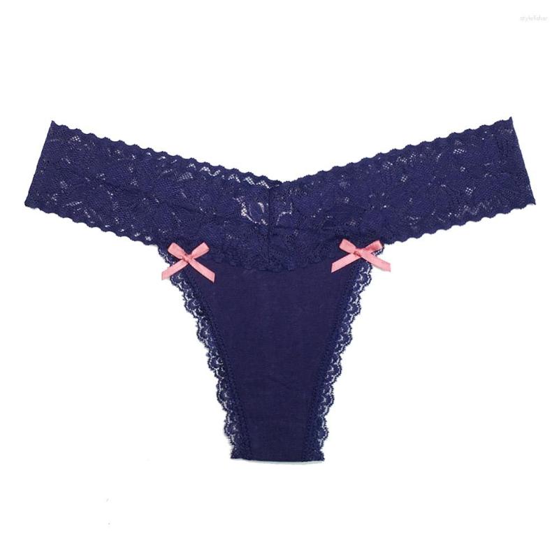 

Women's Panties Arrival 2023 Comfortable Cotton G String Female Underwear Women's Thongs 7408, Randomly color