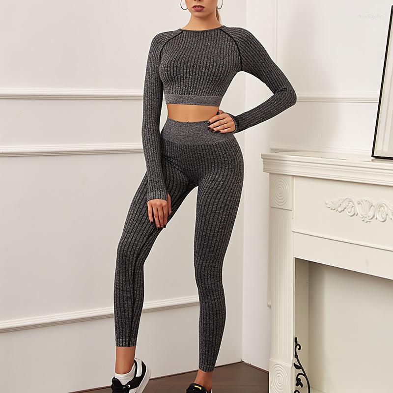 

Women' Leggings Women Seamless Yoga Pants Sports For Gym Workout Threaded Elastic Stretch Female Clothing Suit, Navy-leggings