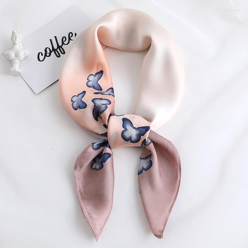 

Scarves 2023 Autumn Fashion Ladies Small Elegant Print Scarf Women Poncho Head Chiffon Hijab Pashmina