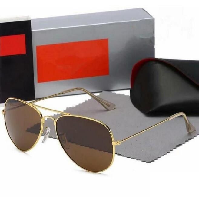 

Men Sunglass Classic Brand Retro women Sunglasses Luxury Designer Eyewear Rays 3025 band eyeglasses UV400 Designers Adumbral Bans Sun Glasses Woman with Box Caes #55