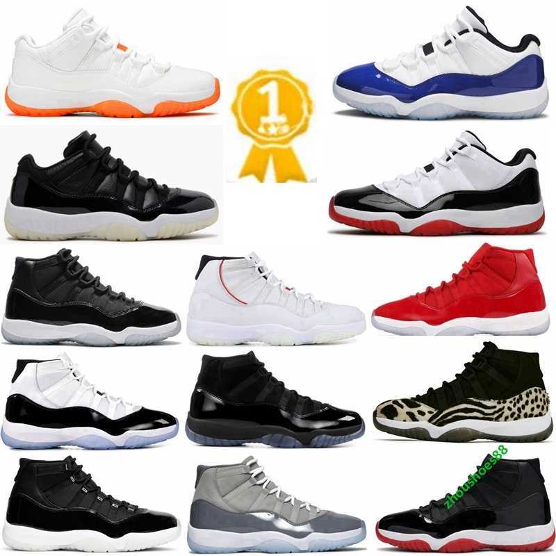 

11 11s Jumpman Men Basketball Shoes Cherry Cool Grey Midnight Navy Concord Playoffs Bred Low Legend Blue Space Jam Gamma Blue Win Like 96 Mens Women Trainers Sneakers, 24