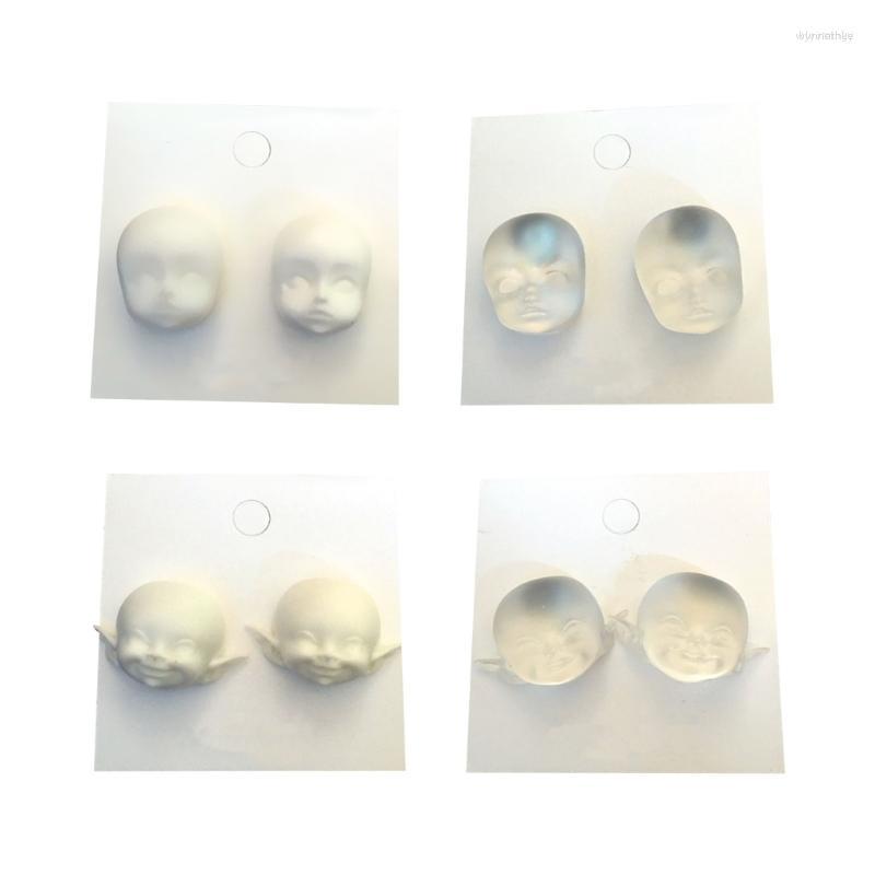 

Stud Earrings Baby Dolls Head Earring Funny Elf-Pendant Hook Fashion Jewelry Statement Dangle For Men Women Ornament