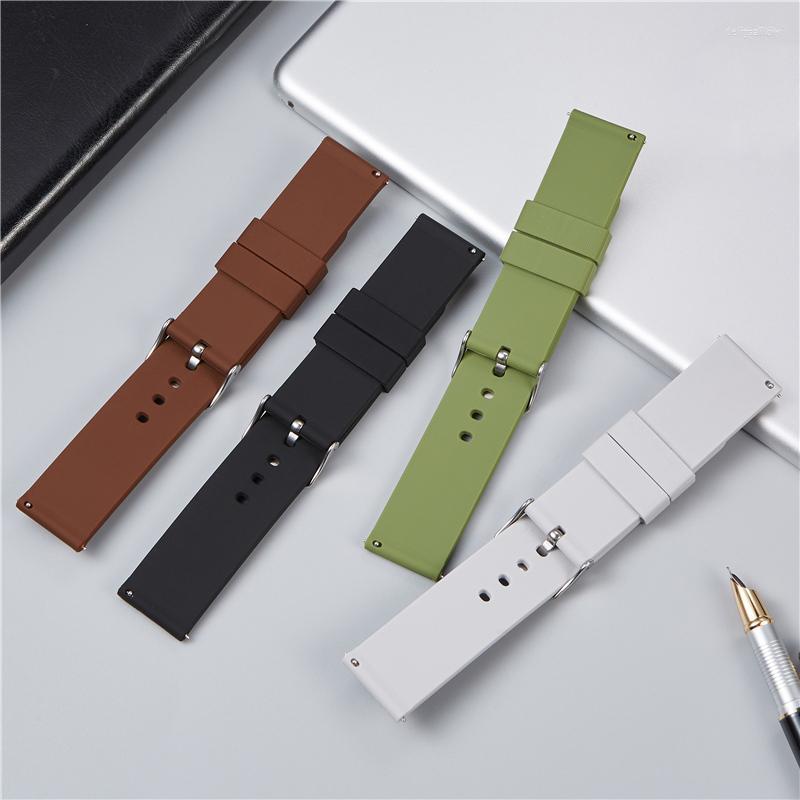 

Watch Bands Sport Silicone Band 12mm 14mm 16mm 18mm 20mm 22mm 24mm Strap Quick Release Rubber Diving Wrist Bracelet Straps