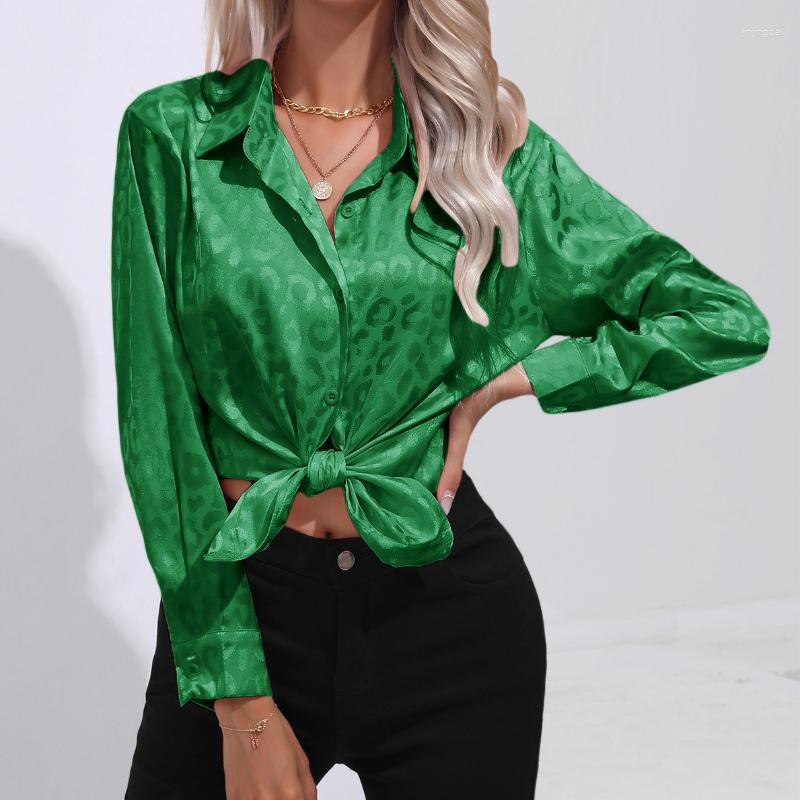 

Women' Blouses Fashion Korean Shirt Woman Office Elegant Blouse Women Button Up White Long Sleeve Shirts Tops Mujer, Champagne