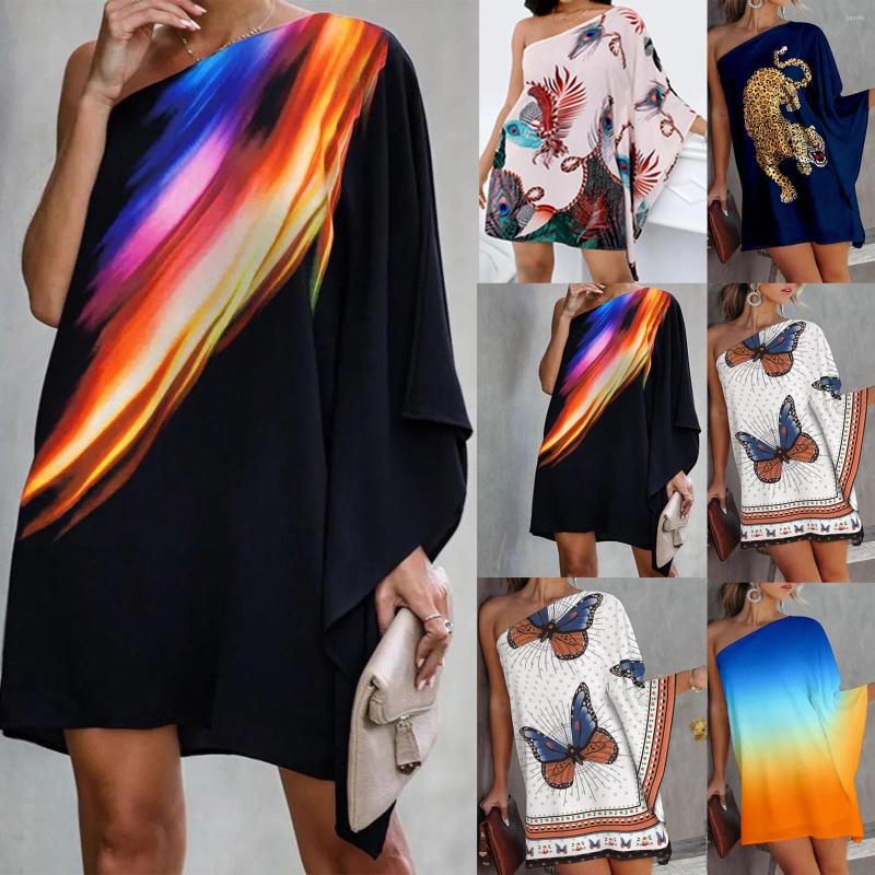 

Casual Dresses Elegant Woman 2023 Beach Fashionable Butterfly Fashion Loose Summer Dress Sale Classic And Versatile Vestidos, Black