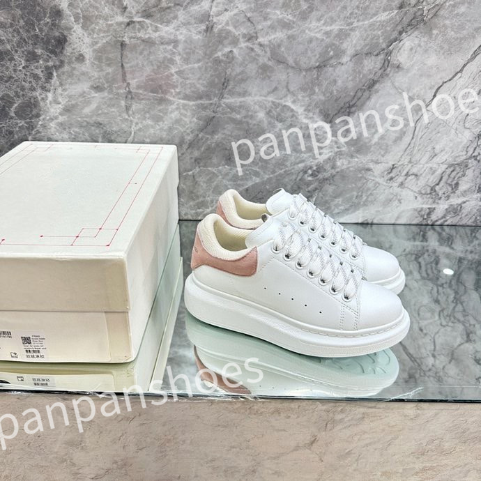 

Luxurys Designer sneaker shoe women Casual shoes mens leather white platforms with black outdoor sneakers size 35-46, 08