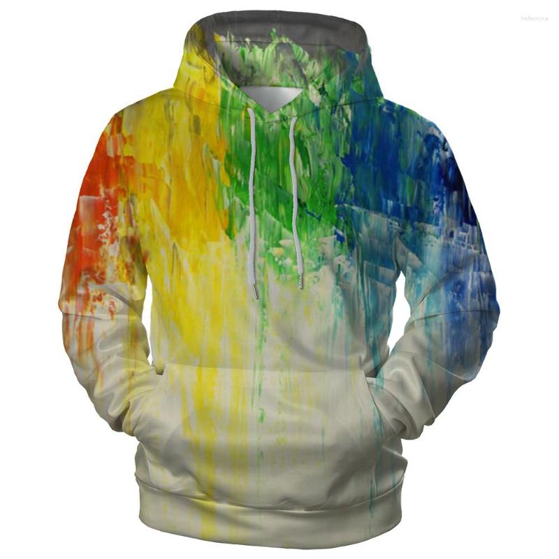 

Men's Hoodies Autumn/Winter 3D Printed And Tie-dye Paint Spot Style For Men/Women, W01333