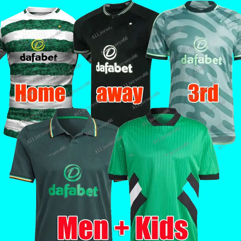 

Celts 23 24 Soccer Jerseys Home Away Kyogo Edouard Turnbull Eti Christie Jota Griffiths Forrest Men Kids Kit Uniforms Football Shirt, Men 3rd