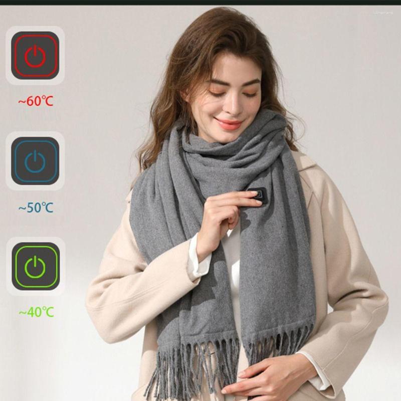 

Scarves Fashion Temperature Control Pad Shawl Unisex Electric Heated Scarf Winter Warmer Neck Wrap