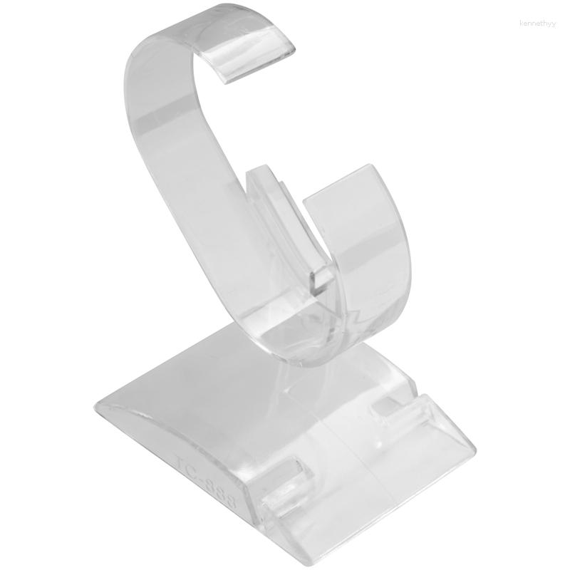 

Jewelry Pouches Wrist Watch Display Rack Holder Sale Show Case Stand Tool Clear Plastic