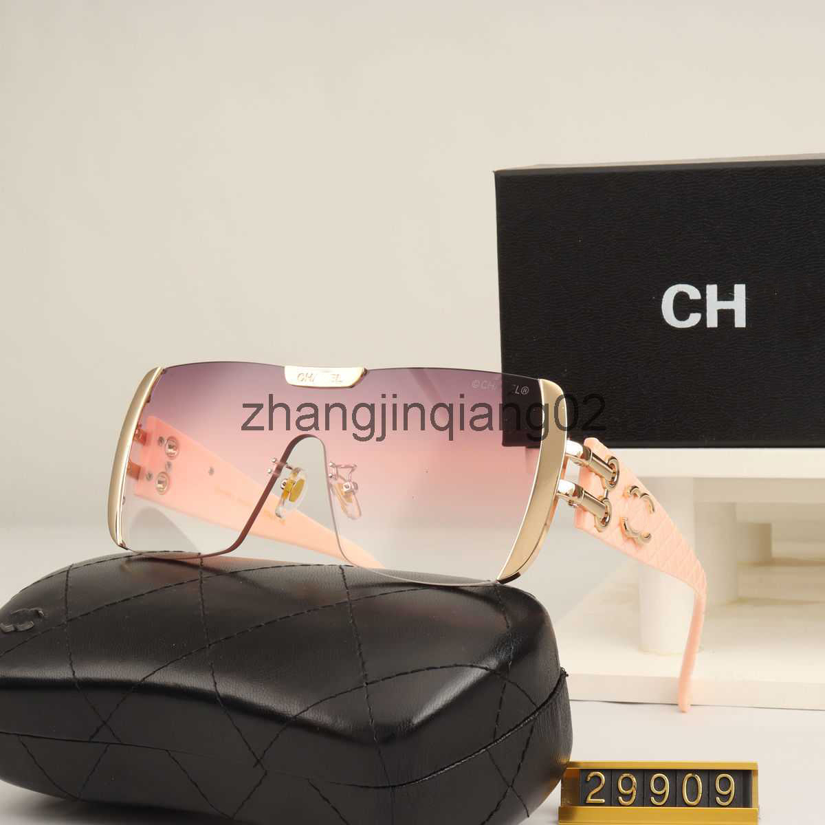 Designer Chanells Glasses Channelsunglasses for Women Mens Lovers Cycle Luxury Fashion New Metal Vintage Baseball Sun Glasses
