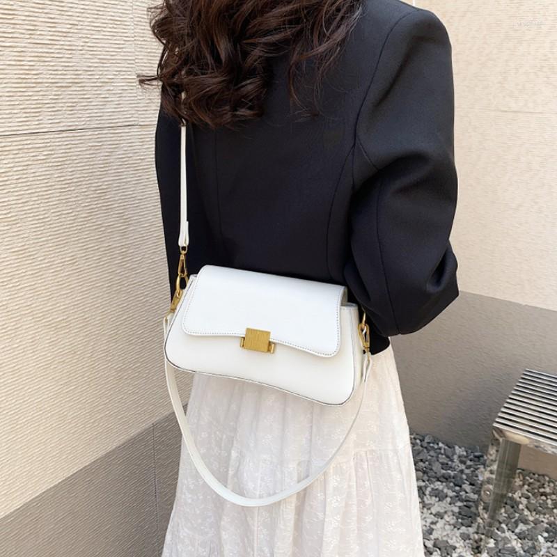 

Evening Bags Simple Classic Shoulder Bag Small Pu Leather Crossbody For Women Designer Handbags High Quality 2023 Luxury Versatile, Black