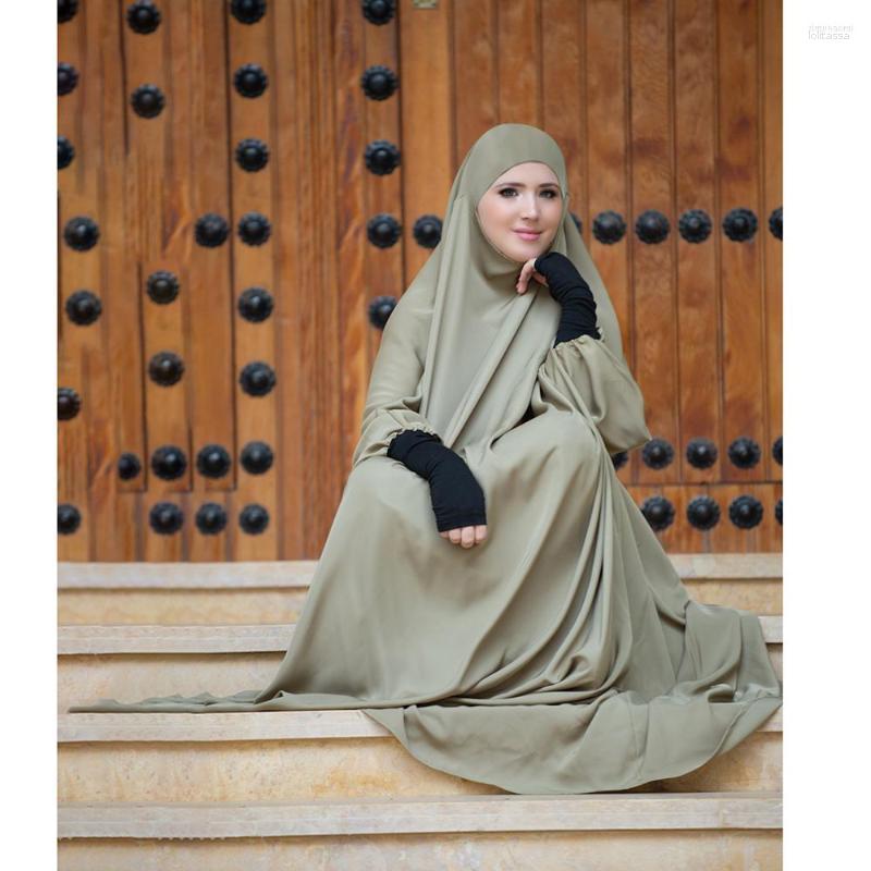 

Ethnic Clothing Ramadan Abaya Dubai Turkey Muslim Hijab Prayer Garment Dress Eid Abayas For Women Islam Khimar Jilbab Djellaba Femme