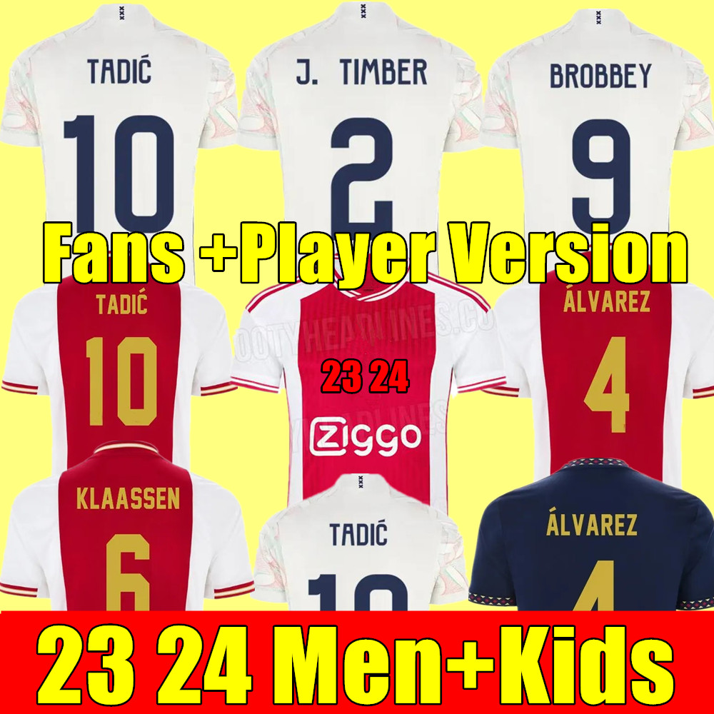 

TADIC 22 23 24 Soccer Jerseys BASSEY BERGHUIS Third black Kit KLAASSEN BERGWIJN MARLEY 2023 2024 away football shirts men kids uniforms CRUYFF KUDUS, 23 24 away kids+socks