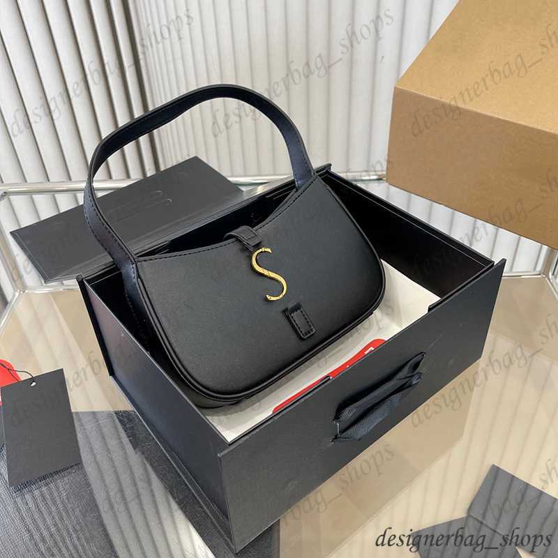 

Luxury Shoulder Bag Women's Fashion Armpit Bag Multi Color Available Leather Bag Lightweight Handbag Daily with Purse 230523, Black 2