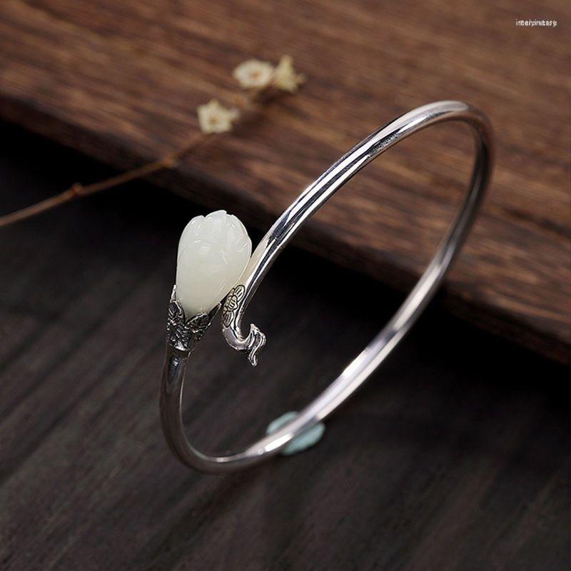 

Bangle Magnolia Bracelet Retro Personality Phoenix Opening