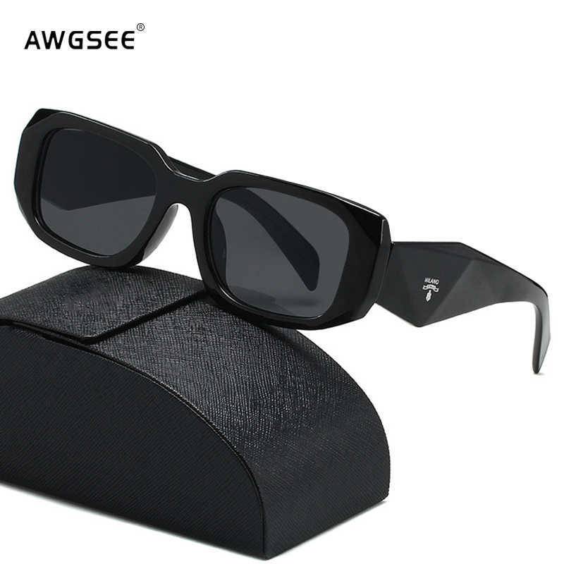 

2023 Vintage Sunglasses Women Luxury Brand Square Black Travel Sunglasses for Female Gradient Retro Sun Women's Consignment Sale