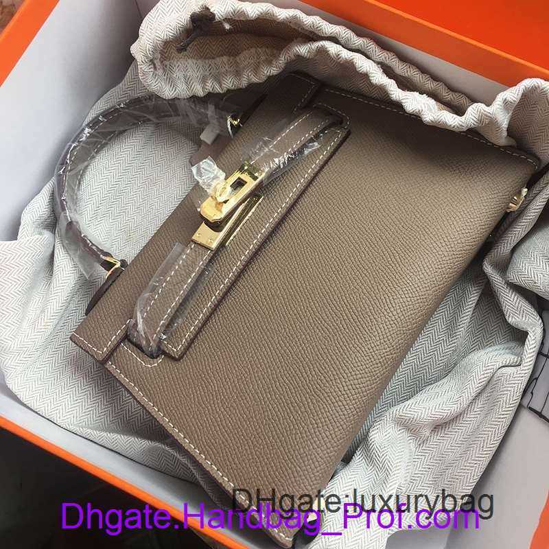 

killye Tote Bag Designer handbag Hrems online store Handbag Women 2023 New Genuine Leather Second Generation killyes Mini Small CK Womens Classic One S Have Real Logo, Black golden mouth - 22cm