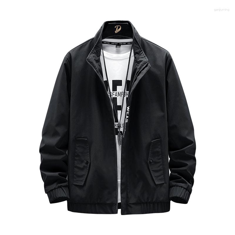 

Men's Jackets KKSKY Windbreak Jacket Coats For Men Solid Stand Streetwear Men's Clothing Winter Fashion Black Bomber Jaqueta Masculina