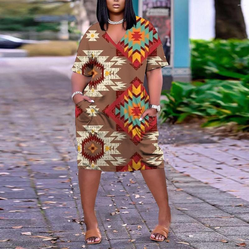 

Casual Dresses Women Summer Short Sleeve Floral Print V Neck Shirt Dress Boho Beach Mini Swing Midi Evening For Fall, Green