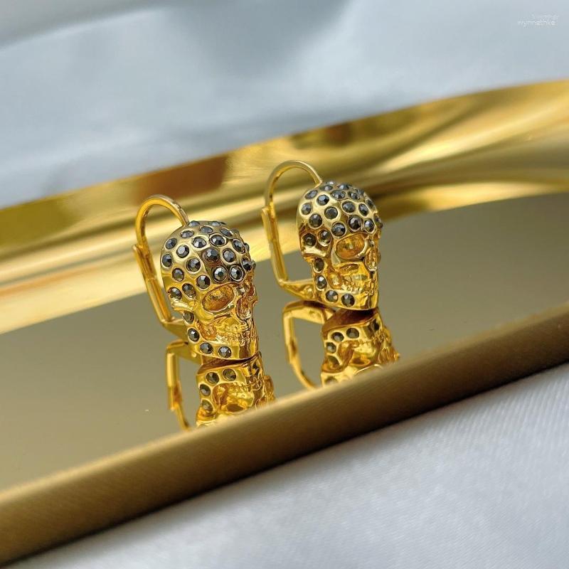 

Stud Earrings Individuality Punk Style Free Large Skull With Unique Design