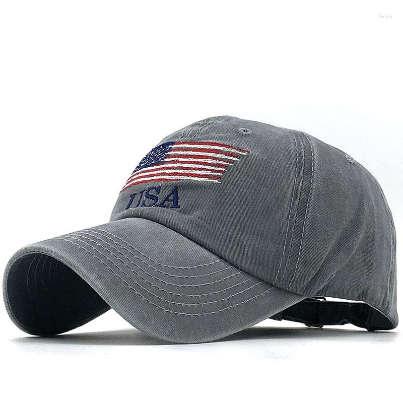 

Ball Caps Wholsale Fashion USA Flag Camouflage Baseball Cap For Men Women Snapback Hat Army American Bone Trucker High Quality Gorras, Gray
