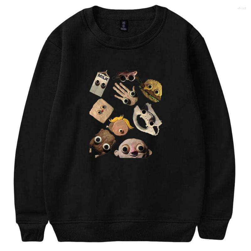 

Men's Hoodies WAWNI Jack Stauber Crewneck Sweatshirt Unisex Pullover Fashion Clothes Harajuku Trucksuit Casual Long Sleeve Cosplay Tops, White