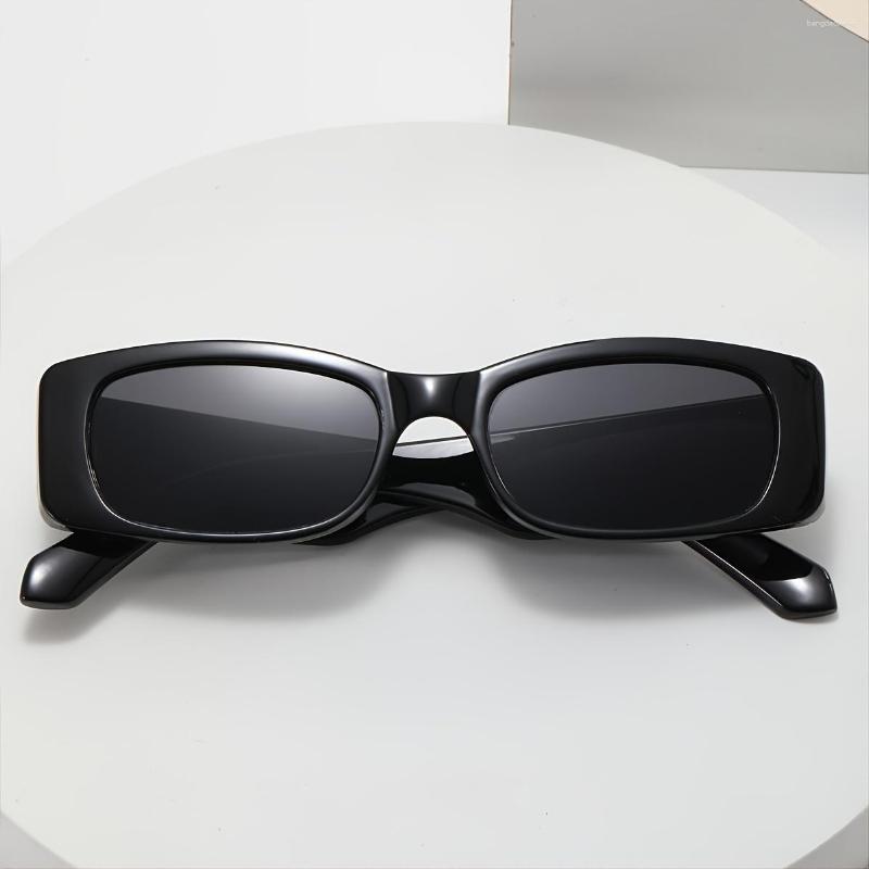 

Sunglasses Rectangular Narrow 90's Retro Ladies Men's Square Fashion