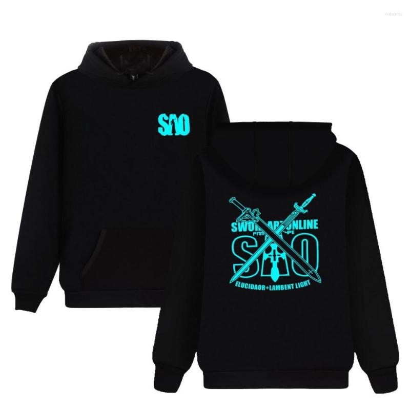

Men's Hoodies Japan Anime Sword Art Online Hoodie Sao Kirito Elucidator Dark Repulsor Hoody Black Swordsman Sweatshirt Clothing, White5