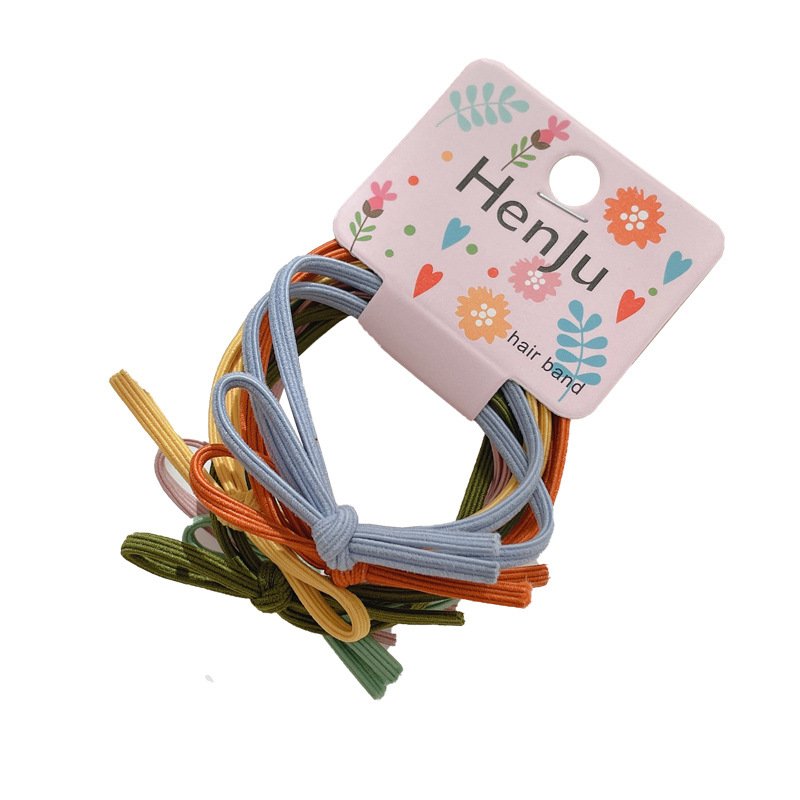 

Fashion blogger designer jewelrg Ins style girl hairband hair rope basic durable Rubber band Scrunchies hair ties wholesale FS32